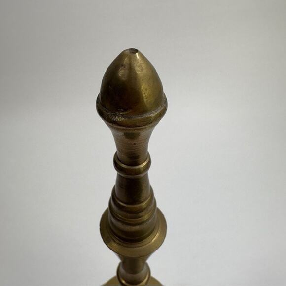 Brass Hand/ Call Bell, Table Dinner School Wedding Decor Vintage - Picture 8 of 8